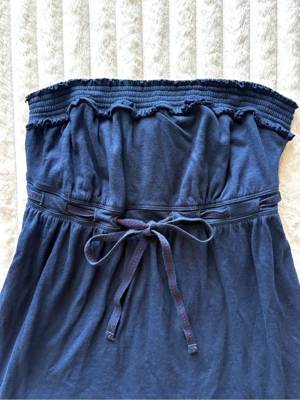 Hollister 25 Year Anniversary Navy Babydoll Tube Top - Picture 2 of 5